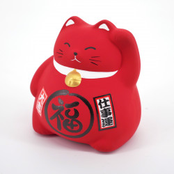 Red lucky cat maneki-neko HEALTH