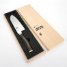 couteaux de cuisine japonais KAI Santoku 14 cm SHUN acier damas