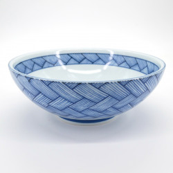 japanese blue knot râmen bowl Ø21,4cm AJIROMON