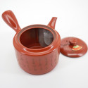japanese red calligraphy terracotta teapot 0,5L SHUDORO