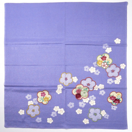 japanese furoshiki, HIKITAUME, purple