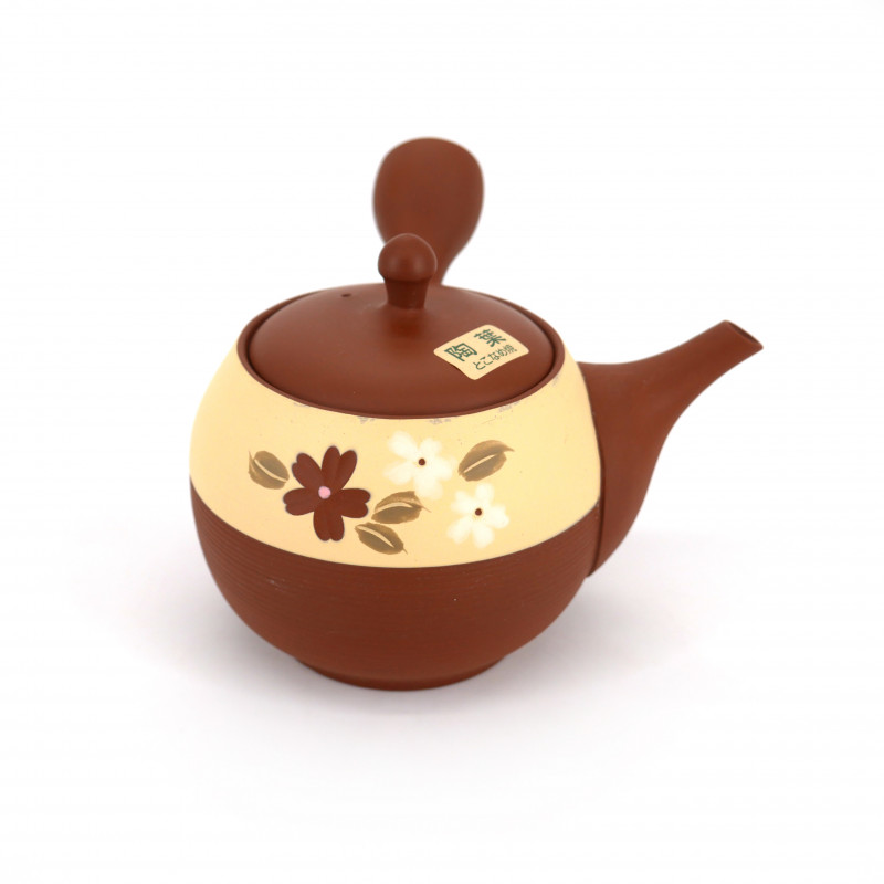 japanese red kyusu teapot made of terracotta tokoname YAKIBA