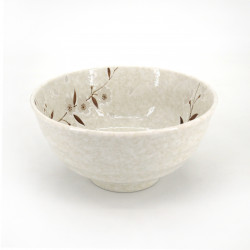 ciotola di zuppa giapponese in ceramica, HIWA, i fiori