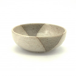 tazón de sopa japonés de cerámica Ø17x6,2cm, BEJI, beis