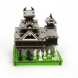 Mini-Karton-Modell, KUMAMOTO-JO, Kumamoto Castle