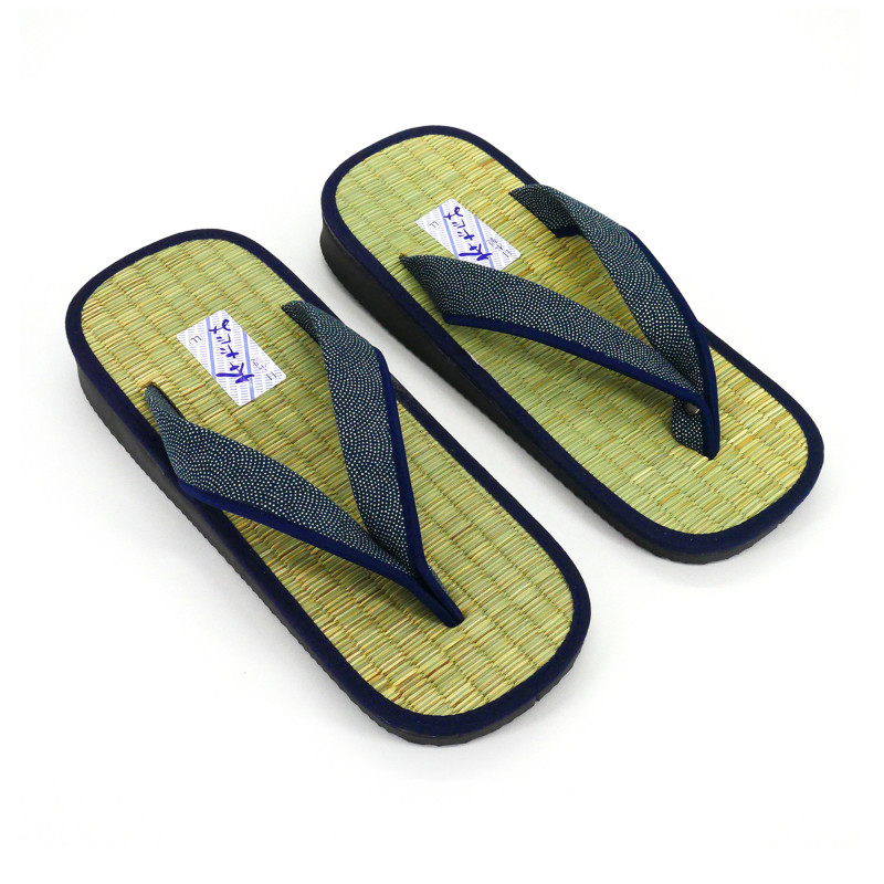 Japanese sandals zori rice straw Goza, DOT patterns