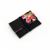cotton tissue case for handkerchief, CHIRIMEN, flower patterns