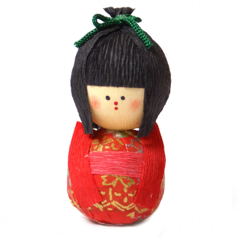 poupée japonaise okiagari, JOJI, fille