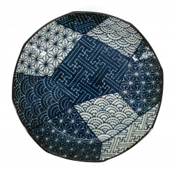 Japanische runde hohle Keramikplatte KPAKM50