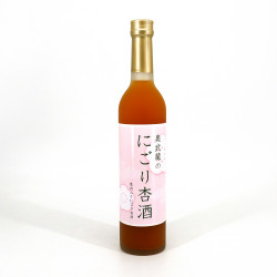 Liqueur japonaise d'abricot OKUMUSASHINO NIGORI ANZUSHU