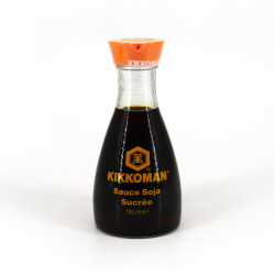 Sweet soy sauce in an anti-drip carafe, KIKKOMAN DISPENSER