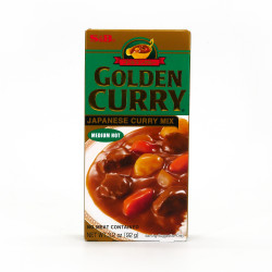 Curry japonés suave, S&B GOLDEN CURRY, barra de curry picante