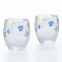 duo of japanese whisky glasses made in Japan - NAMICHIDORI