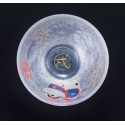 Japanisches Sake-Glas mit Hundemotiv - GARASU INU