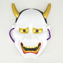 máscara blanca vengadora demonio HANNYA