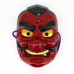 red japanese nô mask yôkai TENGU