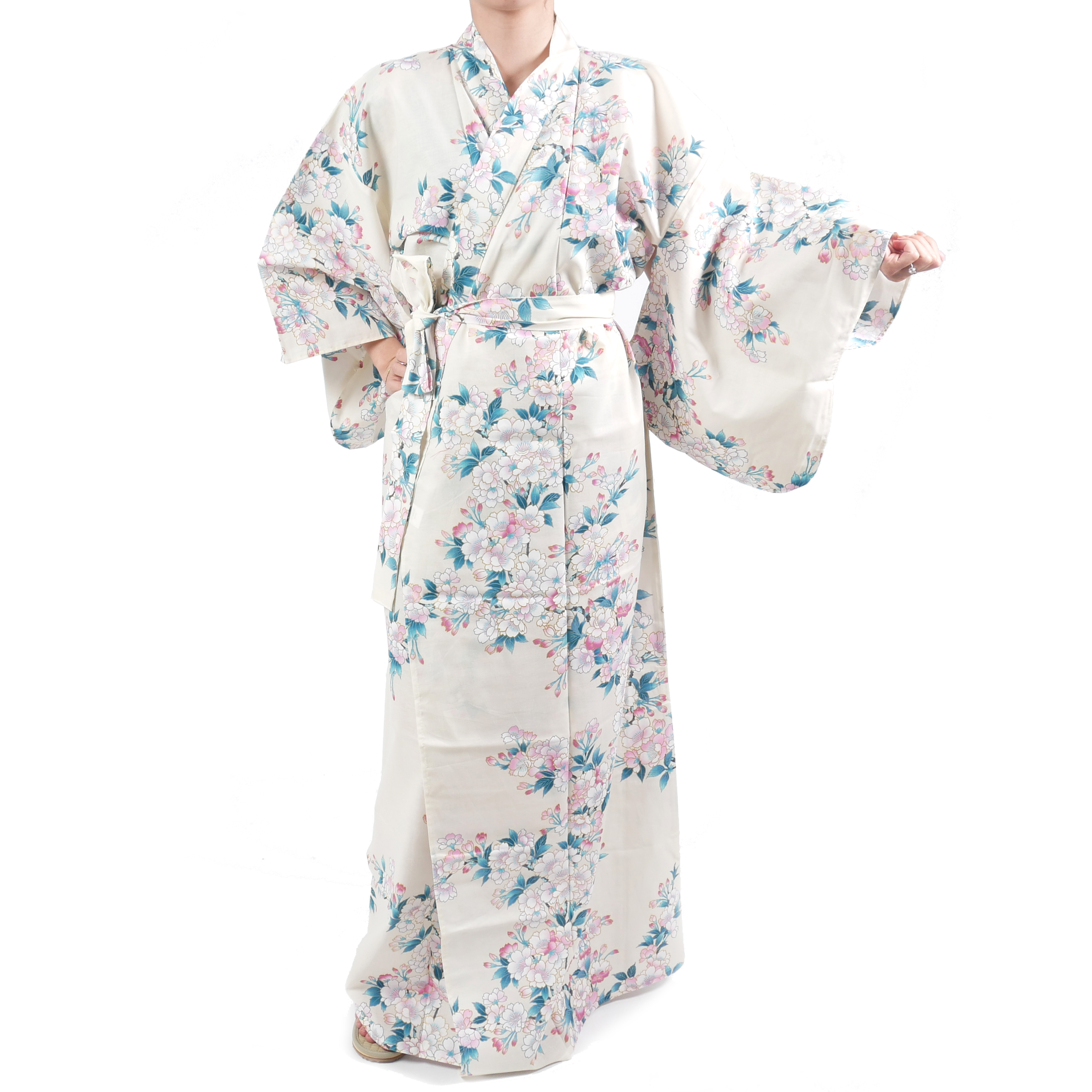 Japanese traditional white cotton ...
