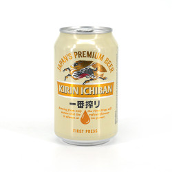 Bière japonaise Kirin en canette - KIRIN ICHIBAN CAN 330ML