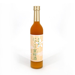 Liqueur japonaise de mandarine OKUMUSASHINO NIGORI MIKANSHU