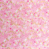Tessuto giapponese di cotone rosa, motivi sakura, fiori di ciliegio