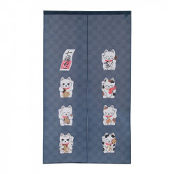 Vorhang aus japanischem Noren-Polyester, SHICHI FUKUNEKO