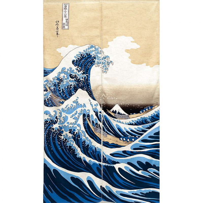 Vorhang aus japanischem Noren-Polyester, KANAGAWA
