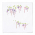 Japanese handkerchief, FUJI, Violet wisteria