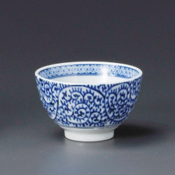 tazza di tè giapponese, TAKO-KARAKUSA SENCHA, motivi blu