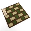 Dessous de plat / théière carré en tatami 22 x 22 cm, BAIKARA