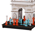 Mini maquette en carton, PARIS ARC, Arc de triomphe, Fait au Japon