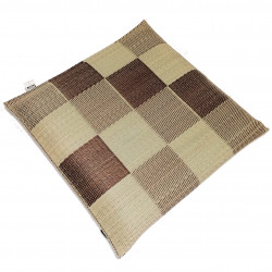 cuscino quadrato in stuoia di paglia di riso - Heihō 55x55 cm