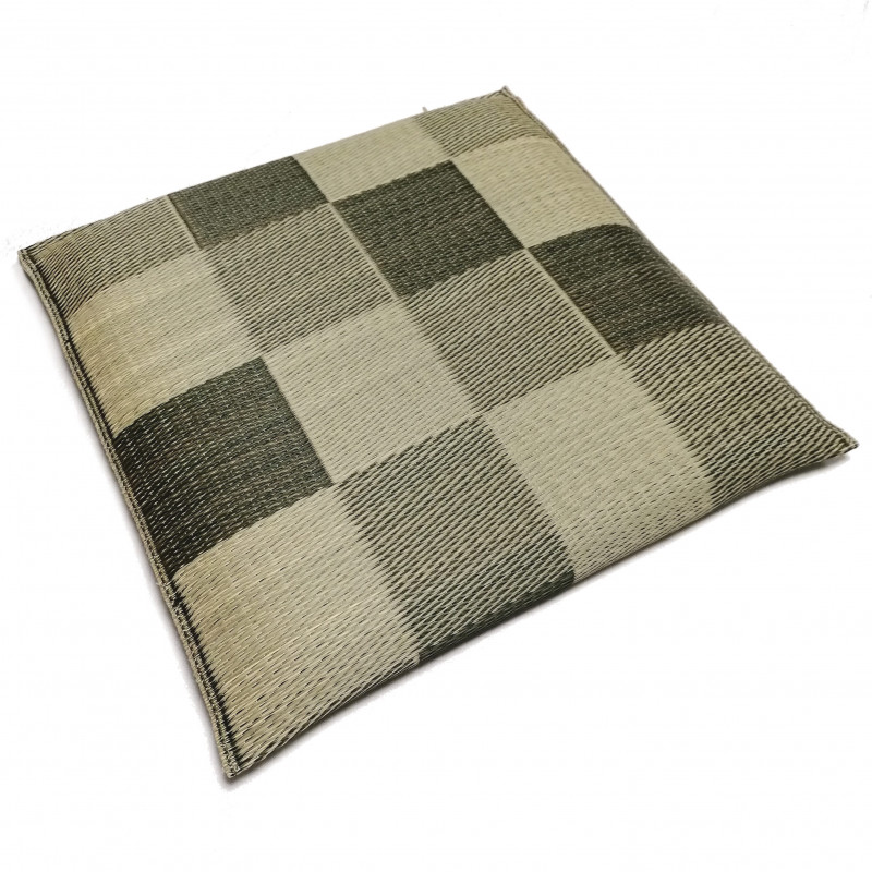 cuscino quadrato in stuoia di paglia di riso - Heihō 55x55 cm