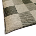 quadratisches Muster Reisstrohmattenkissen - Heihō 55x55cm