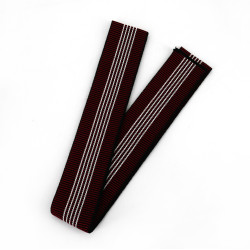 Cinturón obi de algodón rojo tradicional japonés, OBI