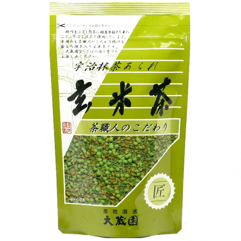thé vert japonais Matcha Arare genmaicha