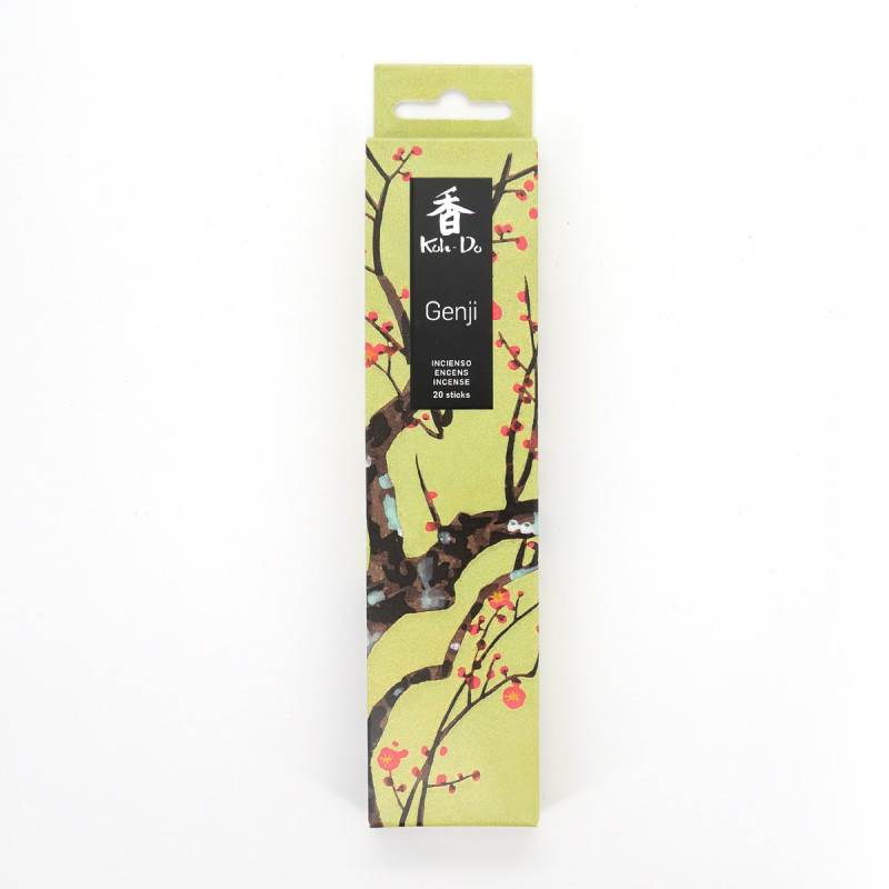 Box of 20 incense sticks, KOH DO - GENJI, Narcissus and Musk, made in Japan