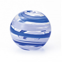 vaso di vetro giapponese, UMIKAZE, blu