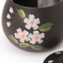 japanese kyusu teapot Tokoname terracotta cherry blossoms SAKURA
