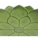 Brûle-encens japonais en fonte verte, IWACHU LOTUS, fleure de lotus