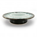 Ceramic ashtray, white infused paint - CHUNYU
