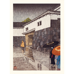 Impresión japonesa, Uchiyamashita en Okayama, Kawase Hasui