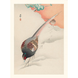 Impresión japonesa, Garceta, Ohara Koson