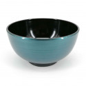 Soup bowl, metallic blue, METARIKKU