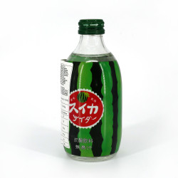Soda japonais à la pastèque, TOMOMASU WATERMELON SODA, 300 ml