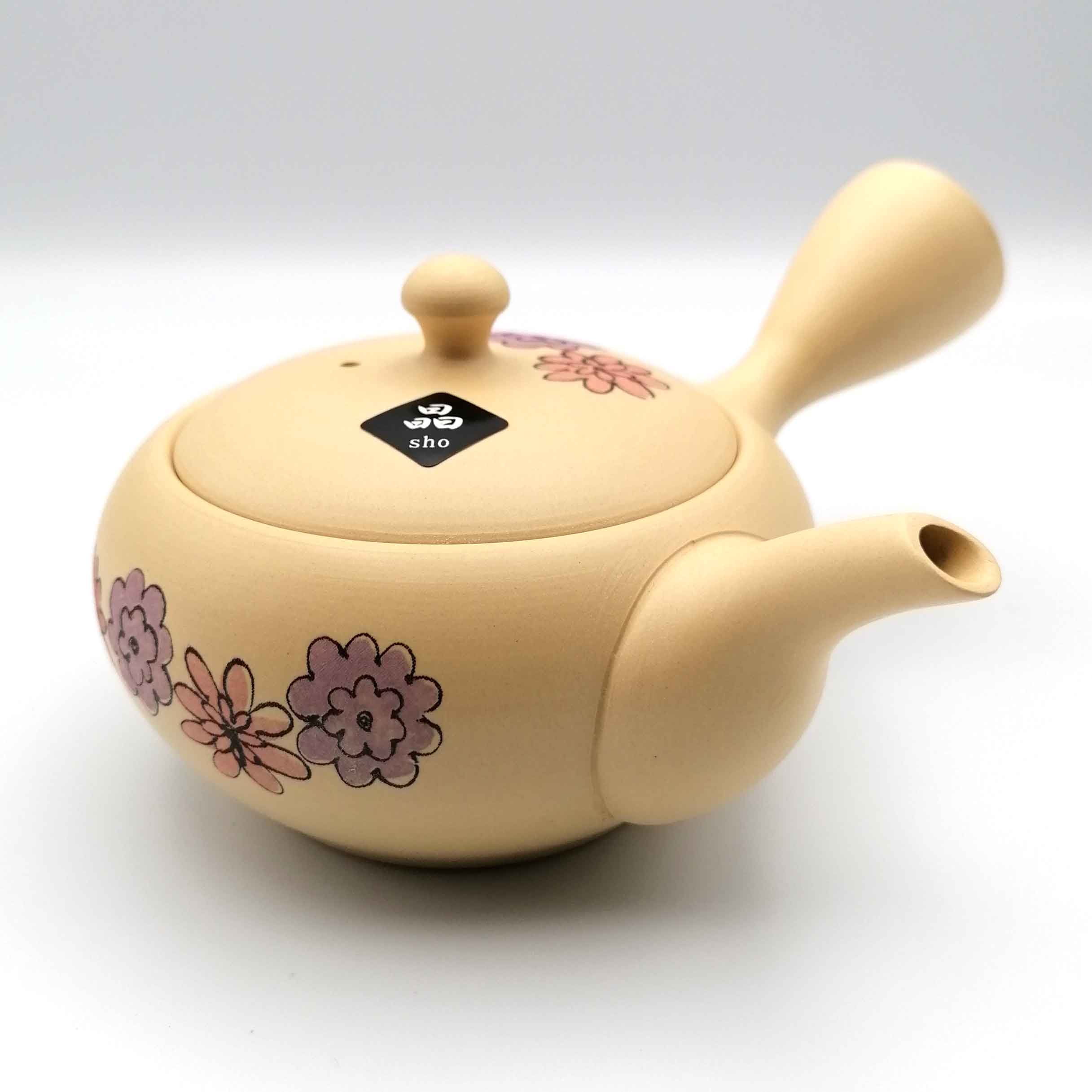 Noir Théière Rétro Tea Pot 2 tasse capacité noir brillant en céramique traditionnelle Théière