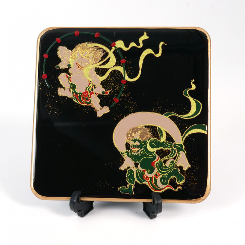 Posavasos de resina decorativa japonesa, FUJINRAIJIN