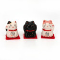 Set von 6 japanischen Katzen, MANEKINEKO, glücksbringer