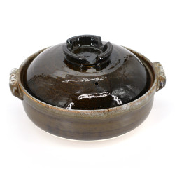 Donabe - sukiyaki clay pot, NENDO, brown
