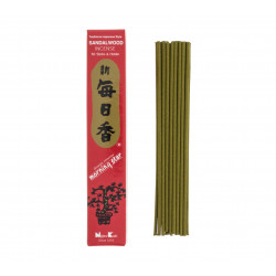Box 50 Japanese incense sticks, MORNING STAR, sandalwood scent