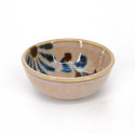 set japonais 2 assiettes et bols avec motifs de fleurs et paires de baguettes SAKURA NO MAI